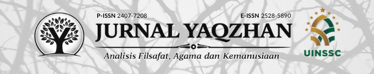 Jurnal Yaqzhan: Analisis Filsafat, Agama dan Kemanusiaan